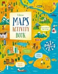 Maps Activity Book kaina ir informacija | Knygos mažiesiems | pigu.lt