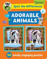 Spot The Differences: Adorable Animals: 50 Picture Puzzles, Thousands of Challenges kaina ir informacija | Knygos paaugliams ir jaunimui | pigu.lt