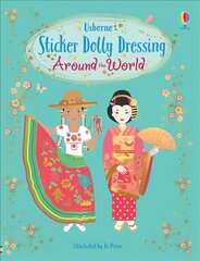 Sticker Dolly Dressing Around the World цена и информация | Книги для самых маленьких | pigu.lt