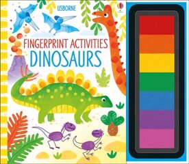 Fingerprint Activities Dinosaurs цена и информация | Книги для самых маленьких | pigu.lt