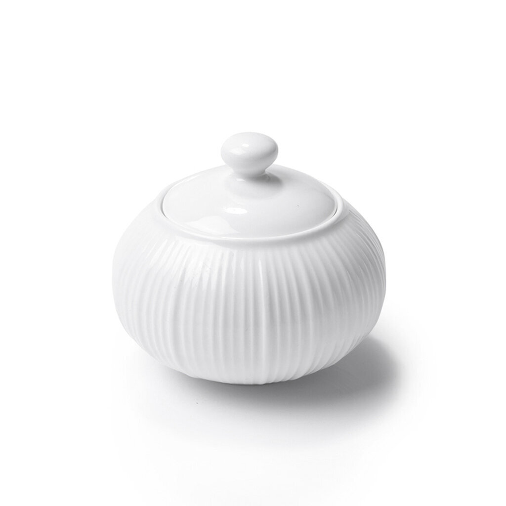 Fissman porcelianinė cukrine Elegance White, 250 ml kaina ir informacija | Indai, lėkštės, pietų servizai | pigu.lt