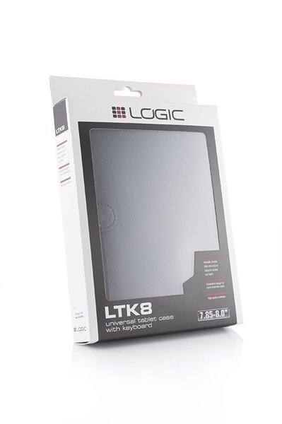 Planšetinio kompiuterio klaviatūra su dėklu Logic LTK 8"