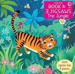 Usborne Book and 3 Jigsaws: The Jungle цена и информация | Книги для самых маленьких | pigu.lt