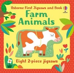 Usborne First Jigsaws: Farm Animals kaina ir informacija | Knygos mažiesiems | pigu.lt