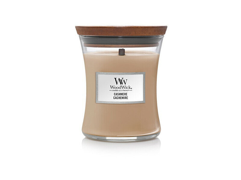 WoodWick kvapioji žvakė Cashmere, 275 g kaina ir informacija | Žvakės, Žvakidės | pigu.lt