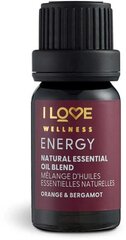 Эфирное масло I Love Wellness Energy Essential Oil, 10 мл цена и информация | Эфирные, косметические масла, гидролаты | pigu.lt