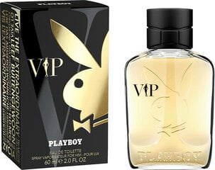 Туалетная вода Playboy VIP For Him EDT для мужчин 60 мл цена и информация | Мужские духи | pigu.lt