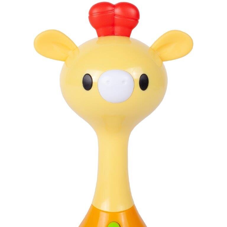 Interaktyvus kūdikių barškutis PET žirafa цена и информация | Žaislai kūdikiams | pigu.lt