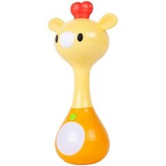Interaktyvus kūdikių barškutis PET žirafa kaina ir informacija | Žaislai kūdikiams | pigu.lt