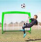 Futbolo vartai sulankstomi, 120x90cm., Malplay, žalia ir oranžinė spalva kaina ir informacija | Lavinamieji žaislai | pigu.lt