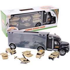 Sunkvežimis su karinėmis transporto priemonėmis kaina ir informacija | Žaislai berniukams | pigu.lt