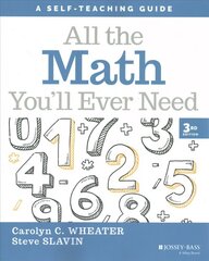 All the Math You'll Ever Need: A Self-Teaching Gui de, Third Edition: A Self-Teaching Guide 3rd Edition kaina ir informacija | Ekonomikos knygos | pigu.lt