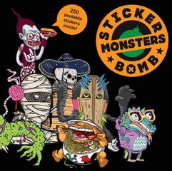 Stickerbomb Monsters цена и информация | Книги об искусстве | pigu.lt