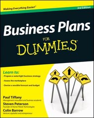 Business Plans For Dummies 3e 3rd Edition kaina ir informacija | Ekonomikos knygos | pigu.lt
