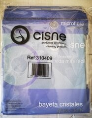 Cisne Glass Blue mikropluošto šluostės blizginimui, 12 vnt. цена и информация | Инвентарь для уборки и принадлежности | pigu.lt