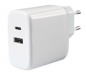 Зарядное устройство VIVANCO Dual, USB Type C, 65Вт цена и информация | Зарядные устройства для телефонов | pigu.lt