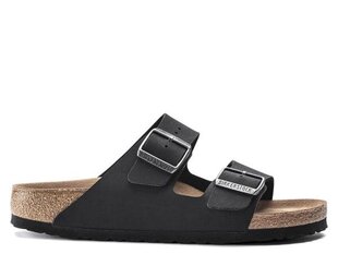 Женские тапочки Birkenstock Arizona 1019057, черные цена и информация | Комнатные тапки женские | pigu.lt