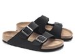 Paplūdimio šlepetės moterims Birkenstock Arizona 1019057, juodos kaina ir informacija | Šlepetės moterims | pigu.lt