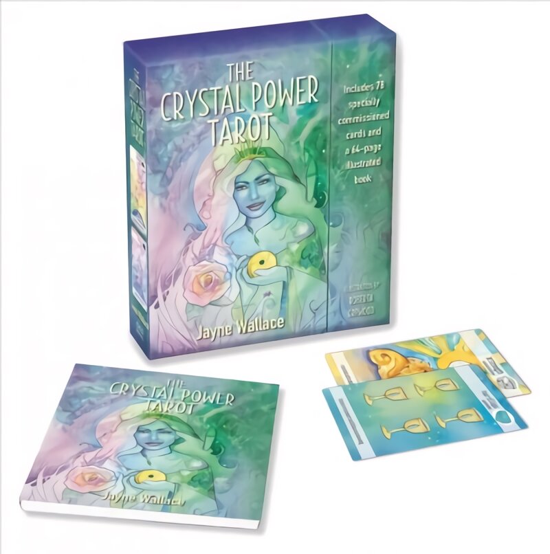 Crystal Power Tarot: Includes a Full Deck of 78 Specially Commissioned Tarot Cards and a 64-Page Illustrated Book kaina ir informacija | Saviugdos knygos | pigu.lt