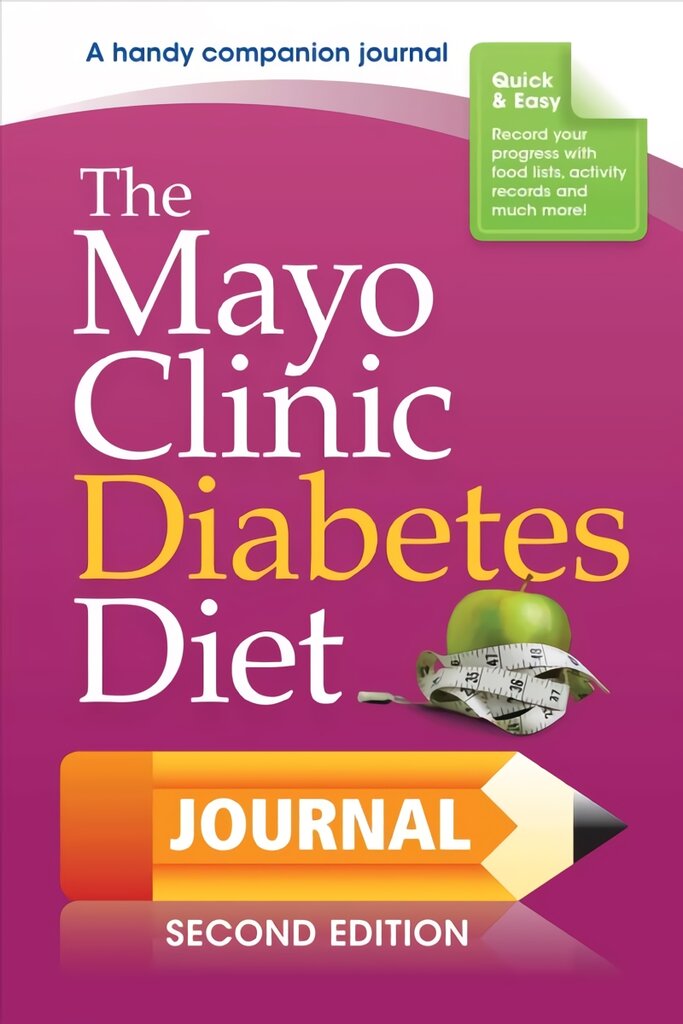 Mayo Clinic Diabetes Diet Journal: 2nd Edition kaina ir informacija | Saviugdos knygos | pigu.lt