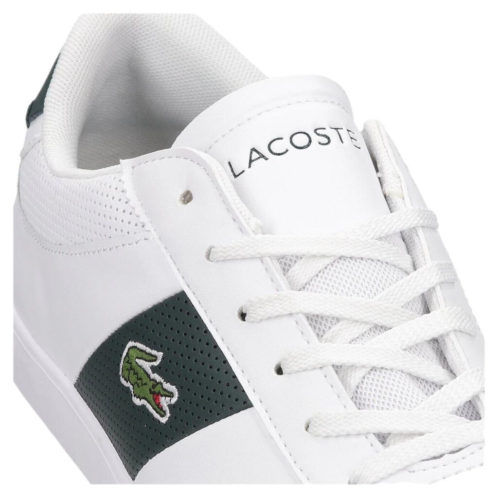 Sportiniai batai vyrams Lacoste Court master, balti цена и информация | Kedai vyrams | pigu.lt