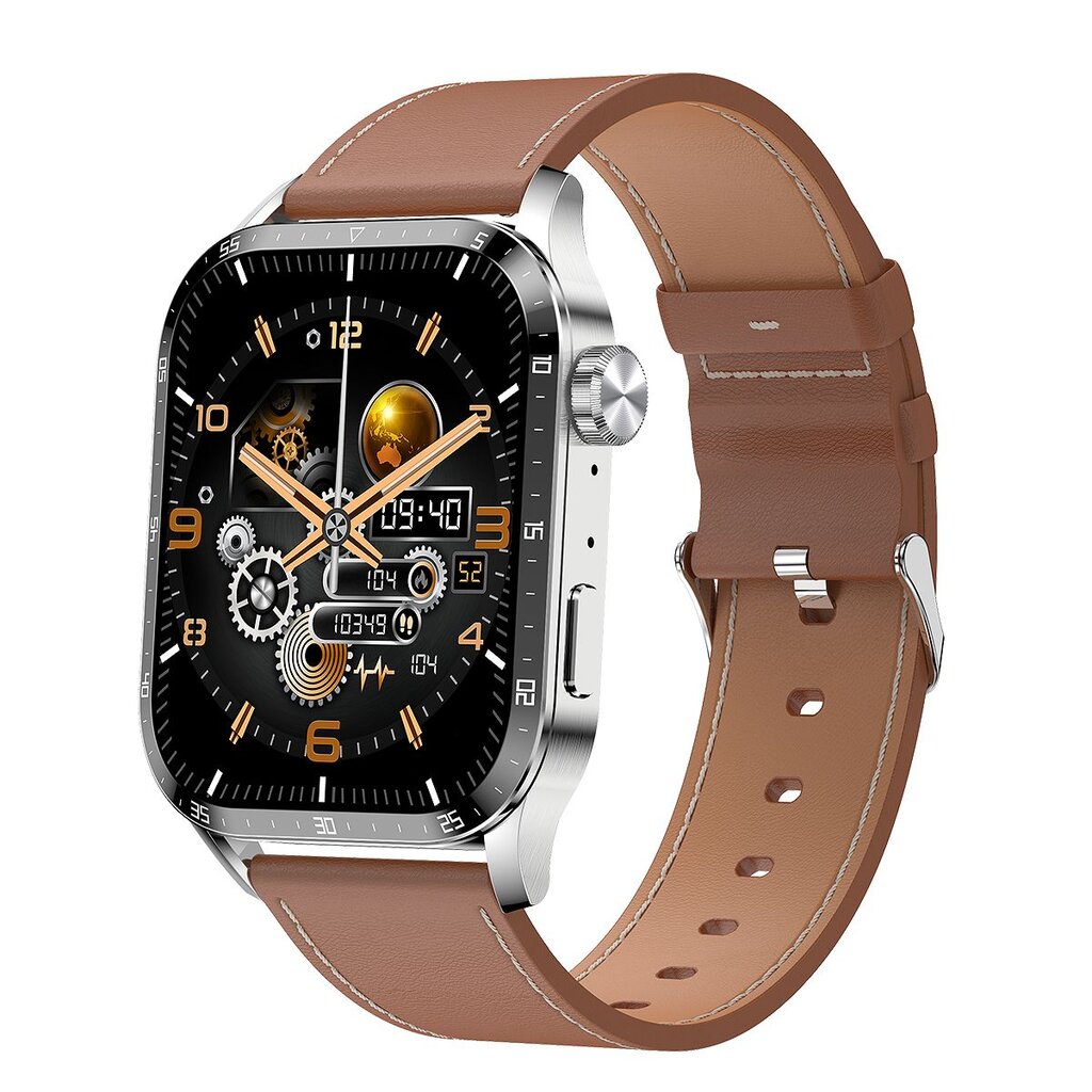 Microwear GT4 Silver/Brown kaina ir informacija | Išmanieji laikrodžiai (smartwatch) | pigu.lt