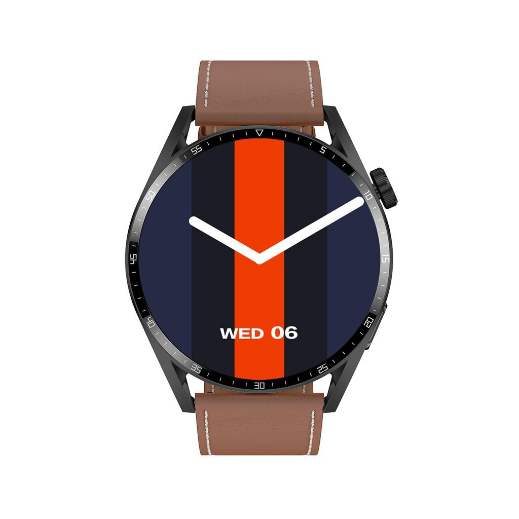 Microwear GT3 Pro Black/Brown kaina ir informacija | Išmanieji laikrodžiai (smartwatch) | pigu.lt