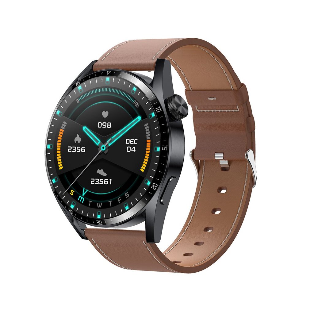 Microwear GT3 Pro Black/Brown цена и информация | Išmanieji laikrodžiai (smartwatch) | pigu.lt