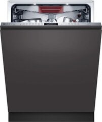 NEFF S257ZCX35E N70 XXL Пощепая посудомоечная машина Полностью интегрированная / 60 см / домашнее соединение / TimeLight / Dryolith Drying / 8 Программы цена и информация | Посудомоечные машины | pigu.lt