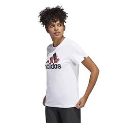 Marškinėliai moterims Adidas Performance H57400, balti kaina ir informacija | Marškinėliai moterims | pigu.lt