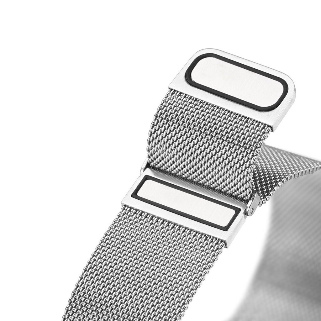 Dux Ducis Magnetic Strap Wristband Silver kaina ir informacija | Išmaniųjų laikrodžių ir apyrankių priedai | pigu.lt