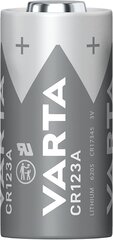 Батарейка Varta CR123A / 3В  (EU Blister) цена и информация | varta Сантехника, ремонт, вентиляция | pigu.lt