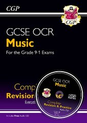 GCSE Music OCR Complete Revision & Practice (with Audio & Online Edition) kaina ir informacija | Knygos paaugliams ir jaunimui | pigu.lt