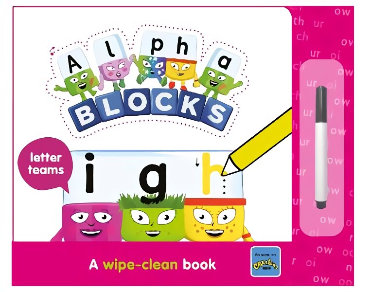 Alphablocks Letter Teams: A Wipe-Clean Book kaina ir informacija | Knygos mažiesiems | pigu.lt