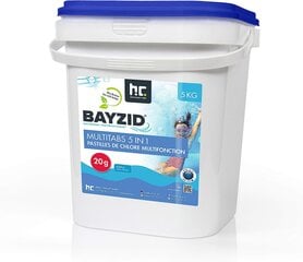 Таблетки хлора для очистки бассейнов Höfer Chemie Bayzid 5-in-1 цена и информация | Химия для бассейнов | pigu.lt