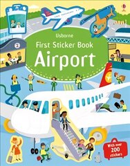 First Sticker Book Airport New edition kaina ir informacija | Knygos mažiesiems | pigu.lt