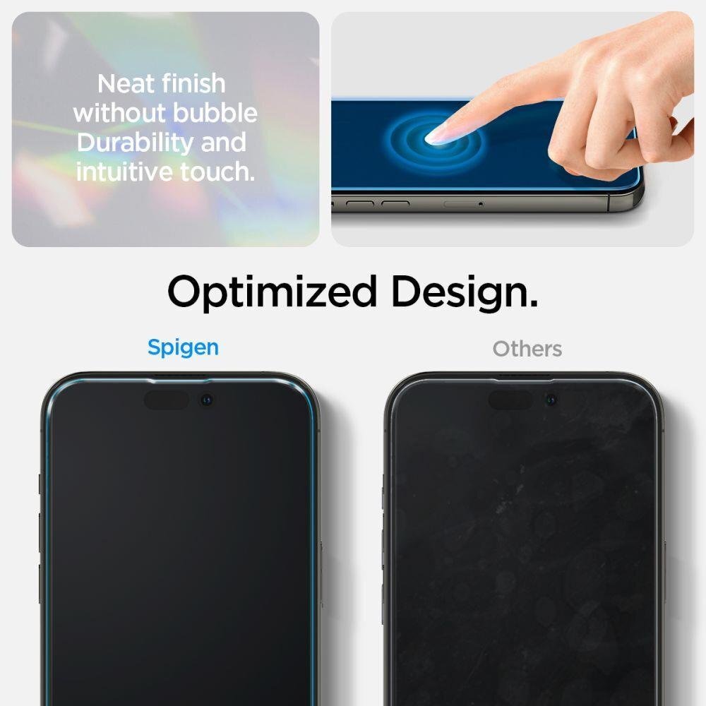 Spigen Crystal Pack iPhone 14 Pro Clear kaina ir informacija | Telefono dėklai | pigu.lt