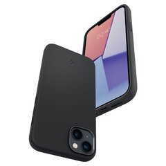 Spigen Silicone Fit iPhone 14 Black kaina ir informacija | Telefono dėklai | pigu.lt