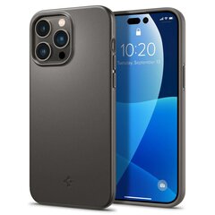 Spigen Thin Fit iPhone 14 Pro GUNMETAL kaina ir informacija | Telefono dėklai | pigu.lt