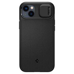 Spigen Optik Armor iPhone 14 Plus Black kaina ir informacija | Telefono dėklai | pigu.lt