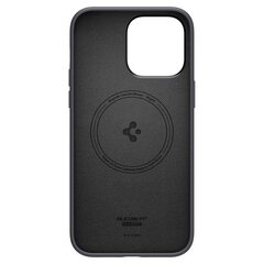 Spigen Silicone Fit iPhone 14 Pro Black kaina ir informacija | Telefono dėklai | pigu.lt