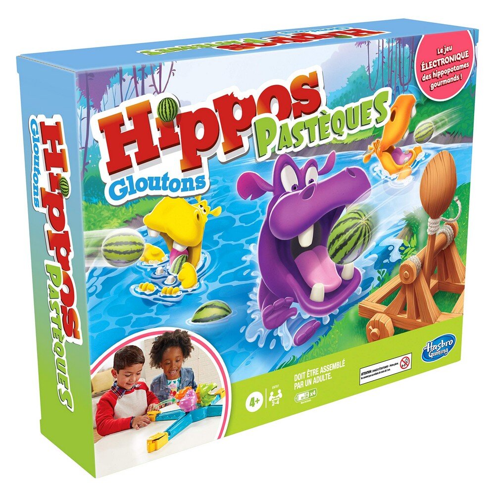 Stalo žaidimas Hasbro Hippos Gloutons Pasteque FR kaina ir informacija | Stalo žaidimai, galvosūkiai | pigu.lt
