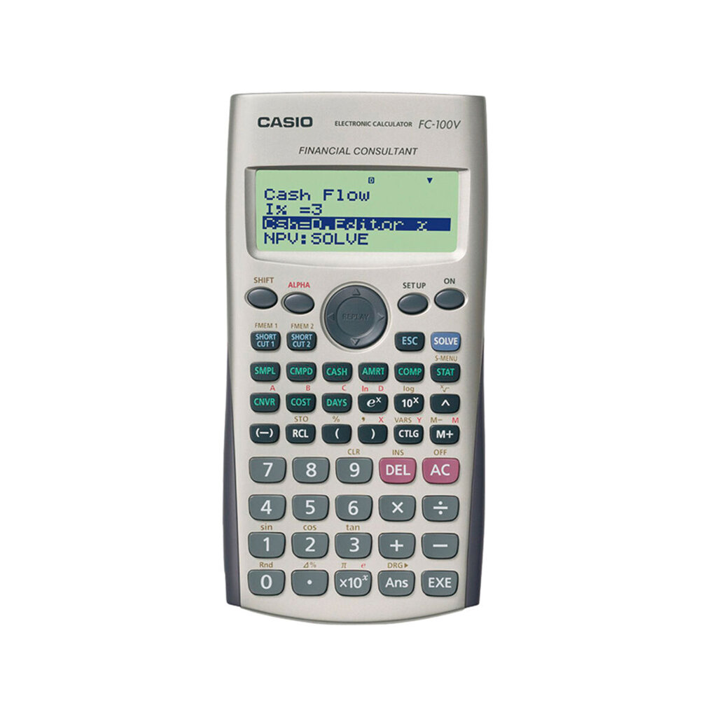 Mokslinis skaičiuotuvas Casio FC-100V kaina ir informacija | Kanceliarinės prekės | pigu.lt