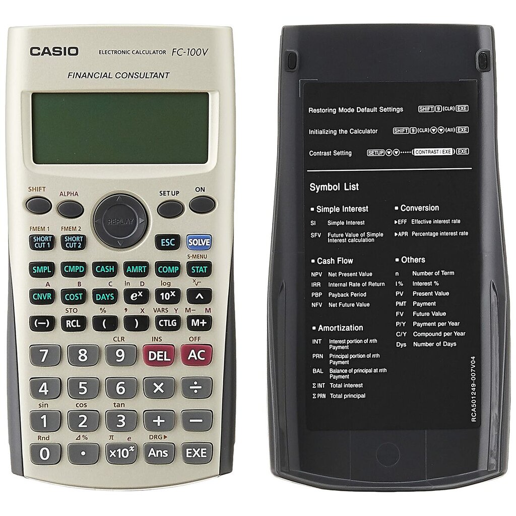 Mokslinis skaičiuotuvas Casio FC-100V цена и информация | Kanceliarinės prekės | pigu.lt