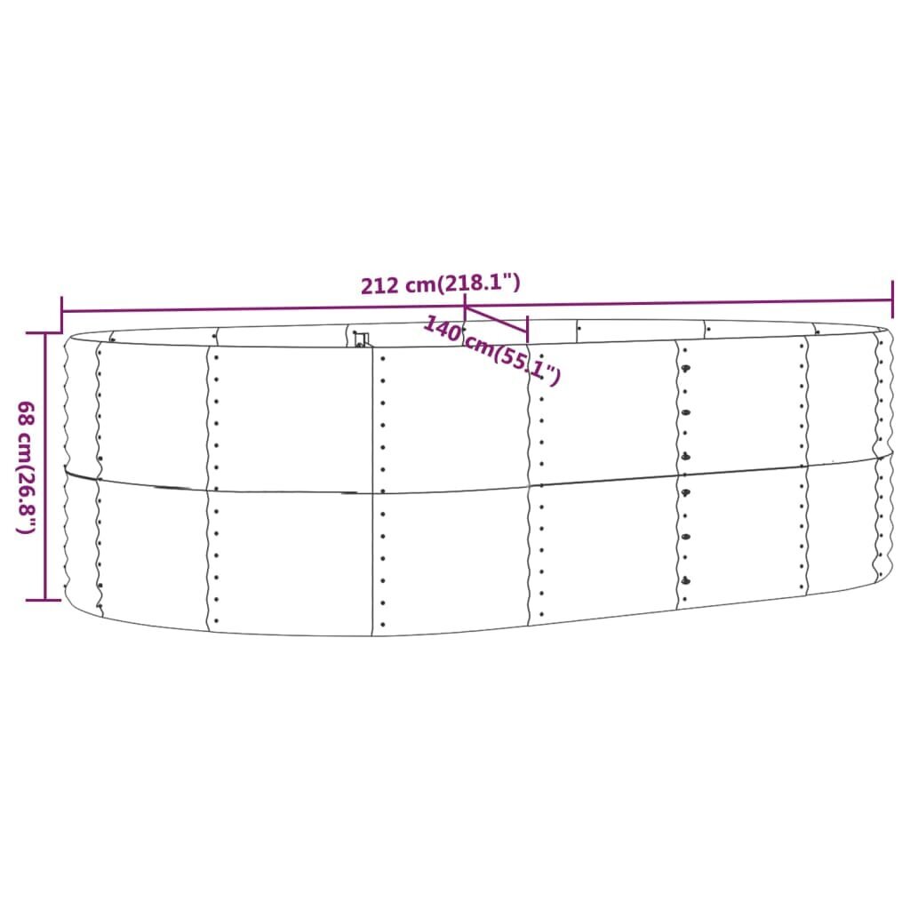 Sodo lovelis 68 cm цена и информация | Loveliai | pigu.lt