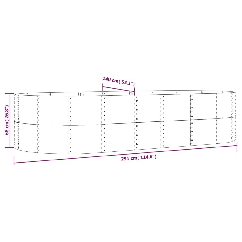 Sodo lovelis 68 cm kaina ir informacija | Loveliai | pigu.lt