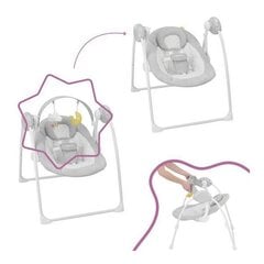 Кресло-качалка Badabulle Candy Comfort Swing, серый цена и информация | Стульчики для кормления | pigu.lt