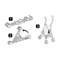 Коляска для кукол Reig 25,5 x 41,5 x 55,5 cm Розовый Складной цена и информация | Игрушки для девочек | pigu.lt