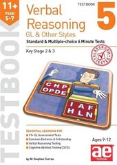 11plus Verbal Reasoning Year 5-7 GL & Other Styles Testbook 5: Standard & Multiple-choice 6 Minute Tests цена и информация | Книги для подростков и молодежи | pigu.lt