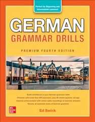 German Grammar Drills, Premium Fourth Edition 4th edition цена и информация | Пособия по изучению иностранных языков | pigu.lt